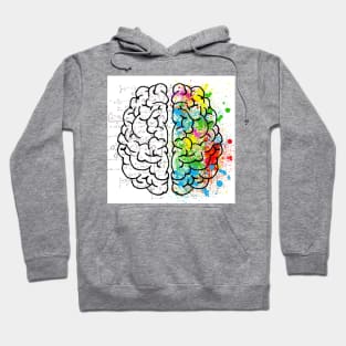 Artistic And Logical Brain Hoodie